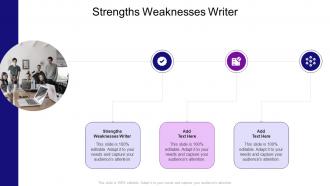 Strengths Weaknesses Writer In Powerpoint And Google Slides Cpb