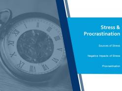 Stress and procrastination ppt portfolio maker