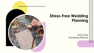 Stress Free Wedding Planning PPT Structure AT