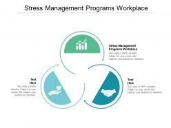 Stress management programs workplace ppt powerpoint presentation guide cpb
