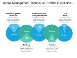 Stress management techniques conflict resolution strategies workplace employee competency cpb