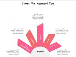 Stress management tips ppt powerpoint presentation sample cpb