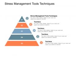 Stress management tools techniques ppt powerpoint presentation portfolio guidelines cpb