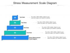 Stress measurement scale diagram ppt powerpoint presentation pictures themes cpb