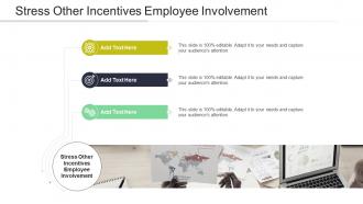 Stress Other Incentives Employee Involvement In Powerpoint And Google Slides Cpb