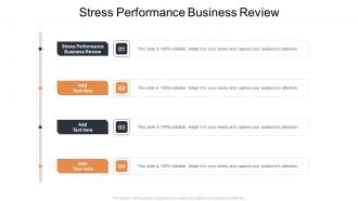 Stress Performance Business Review In Powerpoint And Google Slides Cpb