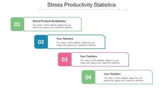 Stress Productivity Statistics Ppt Powerpoint Presentation Ideas Icon Cpb