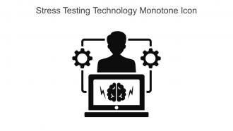 Stress Testing Technology Monotone Icon In Powerpoint Pptx Png And Editable Eps Format