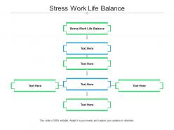 Stress work life balance ppt powerpoint presentation infographic template model cpb