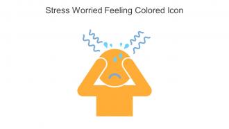 Stress Worried Feeling Colored Icon In Powerpoint Pptx Png And Editable Eps Format