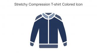 Stretchy Compression T Shirt Colored Icon In Powerpoint Pptx Png And Editable Eps Format