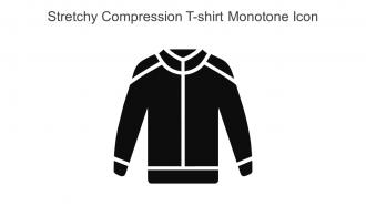 Stretchy Compression T Shirt Monotone Icon In Powerpoint Pptx Png And Editable Eps Format