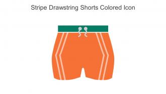 Stripe Drawstring Shorts Colored Icon In Powerpoint Pptx Png And Editable Eps Format