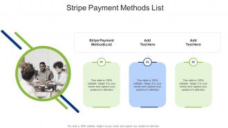 Stripe Payment Methods List In Powerpoint And Google Slides Cpb