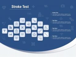 Stroke test ppt powerpoint presentation summary elements