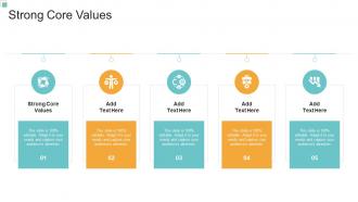 Strong Core Values In Powerpoint And Google Slides Cpb