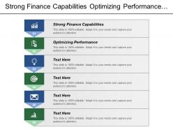 Strong finance capabilities optimizing performance cambridge academy expert workshops