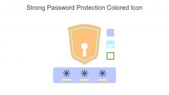 Strong Password Protection Colored Icon In Powerpoint Pptx Png And Editable Eps Format