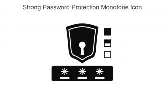 Strong Password Protection Monotone Icon In Powerpoint Pptx Png And Editable Eps Format