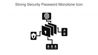 Strong Security Password Monotone Icon In Powerpoint Pptx Png And Editable Eps Format