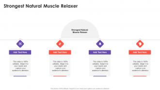 Strongest Natural Muscle Relaxer In Powerpoint And Google Slides Cpb