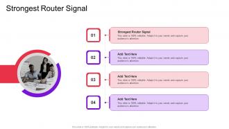Strongest Router Signal In Powerpoint And Google Slides Cpb