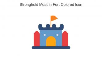 Stronghold Moat In Fort Colored Icon In Powerpoint Pptx Png And Editable Eps Format