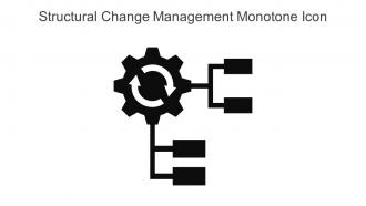 Structural Change Management Monotone Icon In Powerpoint Pptx Png And Editable Eps Format