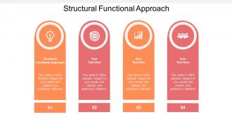Structural functional approach ppt powerpoint presentation show format ideas cpb