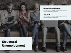 Structural unemployment ppt powerpoint presentation summary background cpb