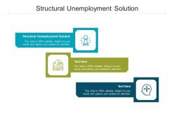 Structural unemployment solution ppt powerpoint presentation model topics cpb