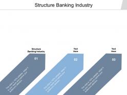 Structure banking industry ppt powerpoint presentation introduction cpb