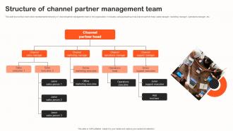 Structure Of Channel Partner Management Team Indirect Sales Strategy To Boost Revenues Strategy SS V