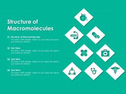 Structure of macromolecules ppt powerpoint presentation layouts deck