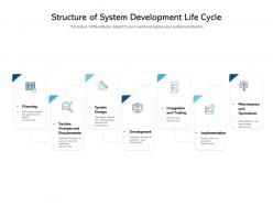 Structure Of System Development Life Cycle