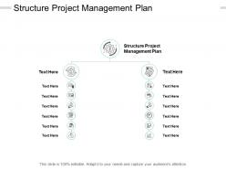 Structure project management plan ppt powerpoint presentation file formats cpb