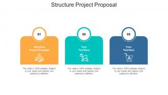 Structure project proposal ppt powerpoint presentation styles visual aids cpb