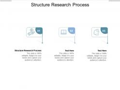 Structure research process ppt powerpoint presentation infographic template inspiration cpb
