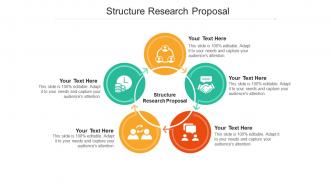 Structure research proposal ppt powerpoint presentation inspiration slide download cpb