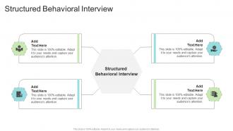 Structured Behavioral Interview In Powerpoint And Google Slides Cpb
