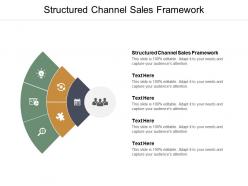 Structured channel sales framework ppt powerpoint presentation summary deck cpb