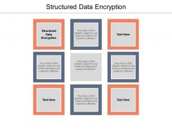 Structured data encryption ppt powerpoint presentation portfolio master slide cpb
