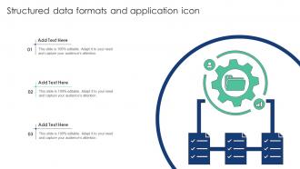 Structured Data Formats And Application Icon