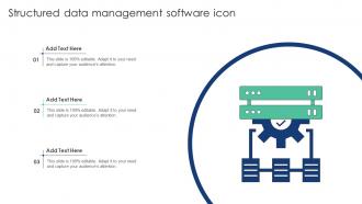 Structured Data Management Software Icon
