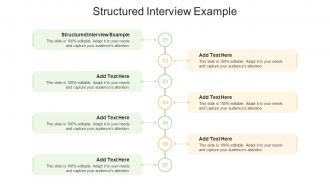 Structured Interview Example In Powerpoint And Google Slides Cpb