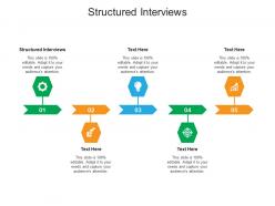 Structured interviews ppt powerpoint presentation professional background cpb