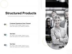 Structured products ppt powerpoint presentation files cpb