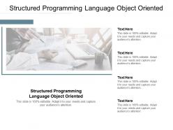Structured programming language object oriented ppt powerpoint presentation icon example file cpb