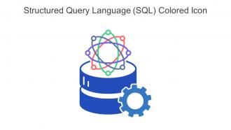 Structured Query Language SQL Colored Icon In Powerpoint Pptx Png And Editable Eps Format