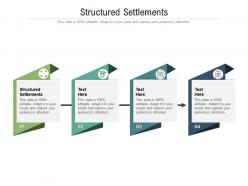 Structured settlements ppt powerpoint presentation model graphics download cpb